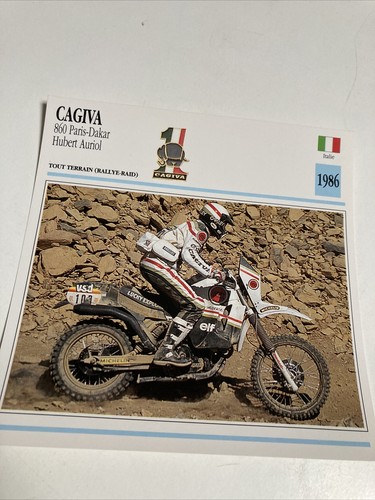 Cagiva 860 paris - dakar, hubert