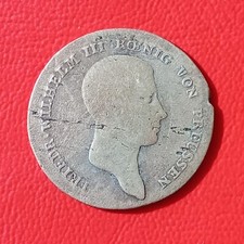 Taler prusse 1812 a - 1/6, ttb
