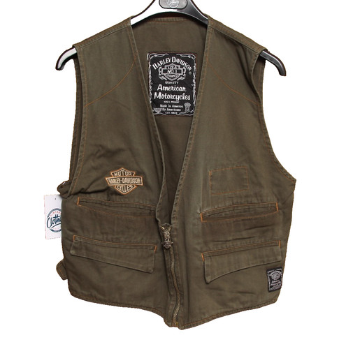 Gilet harley davidson vintage - gilet,