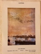 * BERNARD GANTNER * LES PENICHES * PETITE REPRODUCTION*