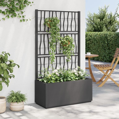 Jardinière avec treillis lit - treillis,