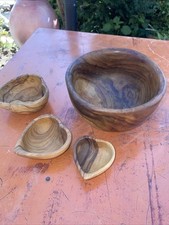 Ensemble de coupe , ramequins, en Olivier