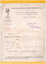 ORIGNY-SAINTE-BENOITE (02) CIMENTERIE "CIMENT PORTLAND ARTIFICIELS" en 1923