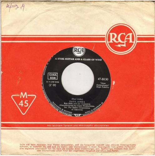 Paul anka steel guitar - paul,