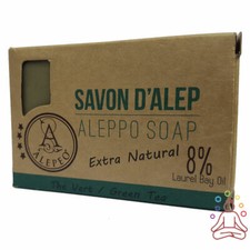 Pur Savon d'Alep au Thé vert - Savon de 100gr