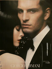 PUBLICITÉ DE PRESSE 2011 PARFUM POUR HOMME GIORGIO ARMANI CODE