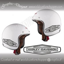2 Adhésifs Decal Stickers Harley Davidson Réservoir-casque Moto