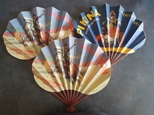 EVENTAIL PUBLICITAIRE AMER PICON PIKINA ( LOT DE TROIS )