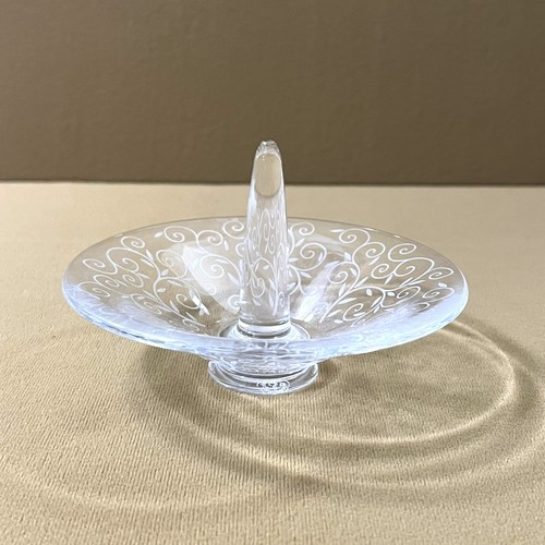 Baguier cristal signé - baguier,