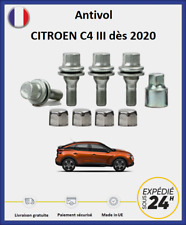 Ecrous antivol de roues Citroën C4 III dès 2020