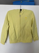 blouson à capuche jaune zippé OKAIDI 10 ANS
