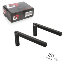 2X Console Murale Mat Noir