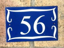 PLAQUE EMAILLEE NUMERO DE RUE