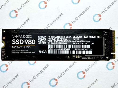 Ssd samsung 980 500go 2280 - samsung, m.2