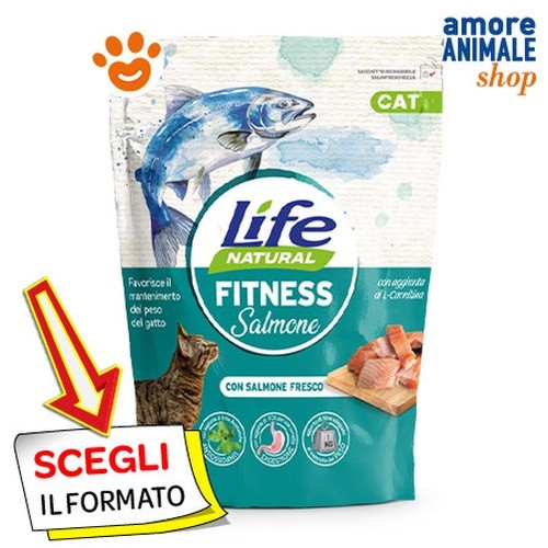 Life cat adulte fitness - fitness, saumon