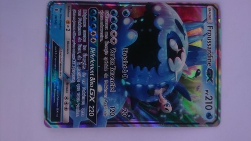 Carte pokemon froussardine - carte,