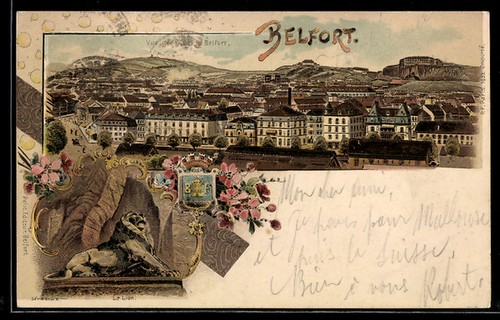 Cpa belfort vue - generale, et