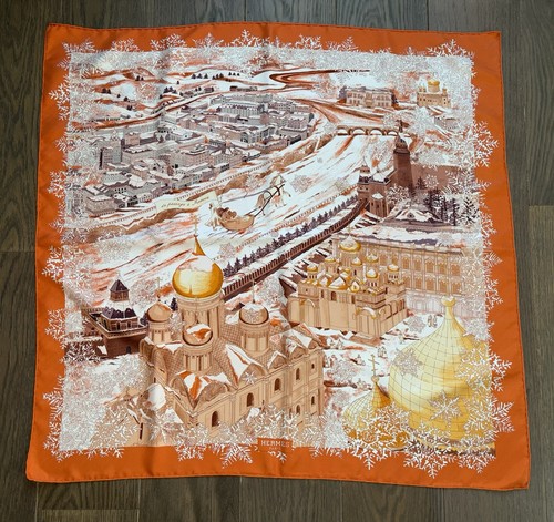 Rare hermes silk carre - carre, foulard