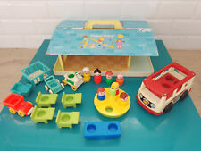 Jouet Fisher price ancien vintage lot little people nursery école figurines