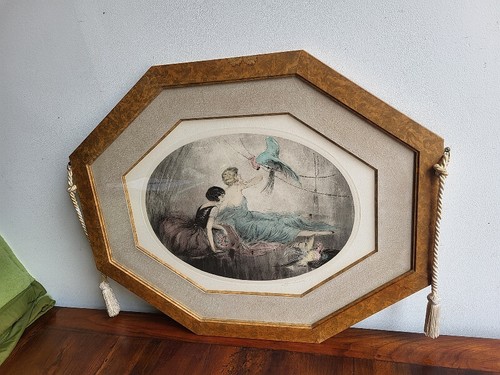 Cadre tableau gravure e - de,