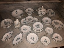 DINETTE XIXEME ST AMAND ET HAMAGE 30 Pieces TBE