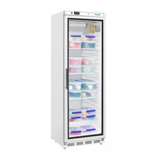 Vitrine réfrigérée positive 400 Litres, 1 porte vitrée, blanche, 185 W, 220 V - 