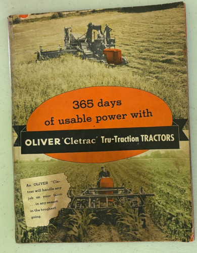Oliver cletrac tractor 365 - cletrac,