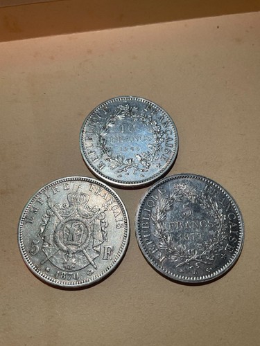 Lot pièces argent - pièces,