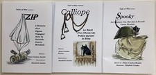 3 livres CALLIOPE SPOOKY ZIP récit cheval chat pigeon voyageur seconde guerre