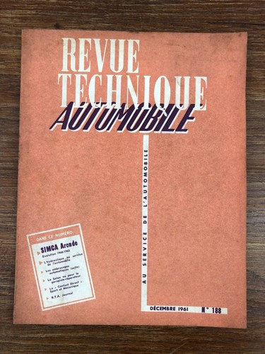 Revue technique automobile rta - revue,
