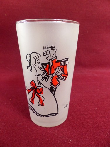 Verre signé cabu noir - 1,