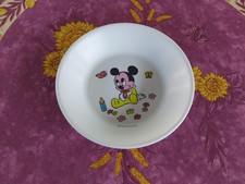 Assiette Creuse en Mélamine Plastorex Walt Disney Bébé Mickey 18,5cm