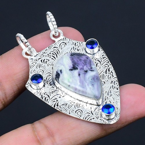 Pendentif bijou argent - pendentif, en