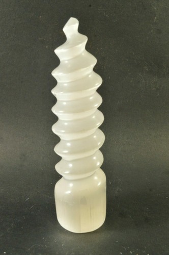 Tour selenite taillé - selenite,