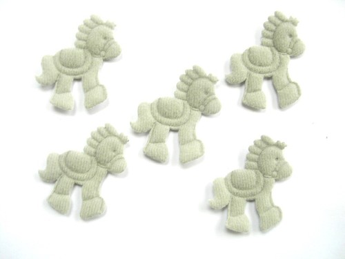 Lot appliques tissus - :, poney