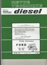 (3B) REVUE TECHNIQUE DIESEL AGRICOLE TRACTEUR FORD / CITROEN M22/621 /MAN D