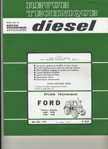 Revue technique diesel - revue,