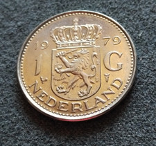 Pays Bas 1 Gulden 1979 Nickel KM:184a Juliana [2898]