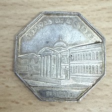 Jeton Hôpital De St André Bordeaux En Argent 