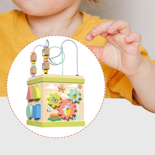 Cube activités bois pour - d'activités,