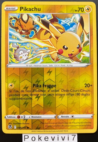 Carte pokemon pikachu 049 - carte,