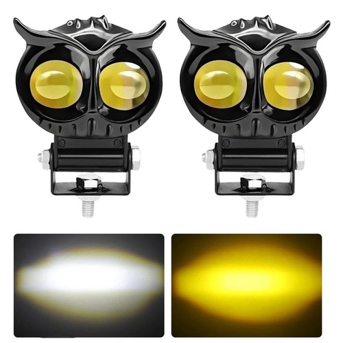 Phare moto double couleur