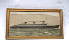 chromolithograpie du paquebot