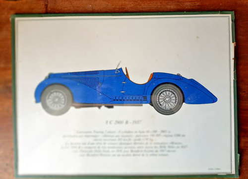 Ancienne gravure voiture - ancienne,