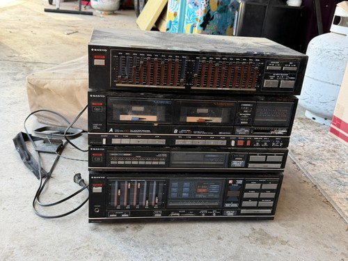 Vintage sanyo stereo component - vintage,