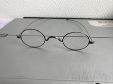 ancien binocle metal ronde lunette retro 