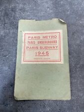 Ancienne Carte Plan Paris