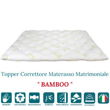 Correcteur Matelas H 7 cm en Mousse à mémoire de Forme Orthopédique Fibre Bambou