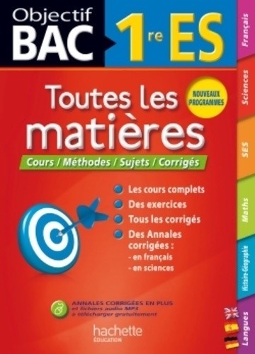 Toutes les matières 1ère - , es