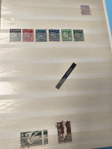 Lot anciens timbres - , finlande